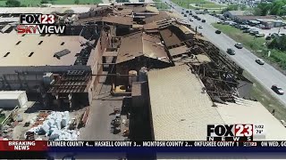 Video shows tornado touchdown in Madill Oklahoma [upl. by Cruickshank]