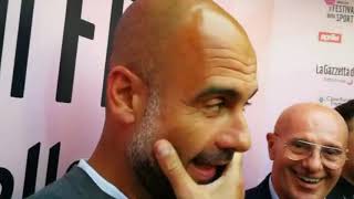 Pep Guardiola  Carlo Mazzone [upl. by Ynnek]