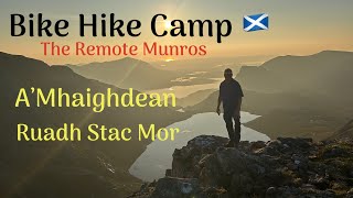 Bike Hike amp Camp  Remote Munros Adventure in the Scottish Wilderness [upl. by Andra791]