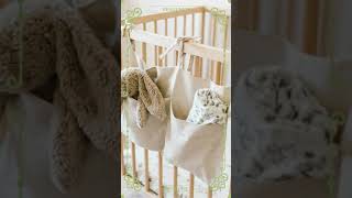 Bedside Hanging Crib Organizer Storage Bag [upl. by Anekahs]