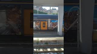 Treno Rock La via dell amore in sosta a Savona [upl. by Anelhtac]