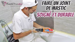 Faire Un Joint De Mastic Soigné Autour Dune Baignoire [upl. by Sophi]