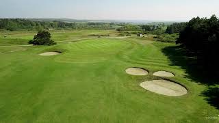 Golf Club de Wimereux  drone aerial video  Wimereux  Hole17 [upl. by Ko]