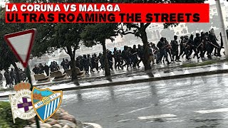 CHAOS In The Streets  Deportiva La Coruna vs Malaga 00  06102024 [upl. by Tybie]