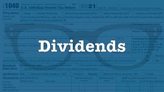 Dividends Ordinary and Qualified [upl. by Ocram]