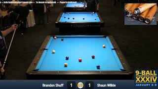 Turning Stone Classic XXXIV  Brandon Shuff vs Shaun Wilkie [upl. by Atinihc]