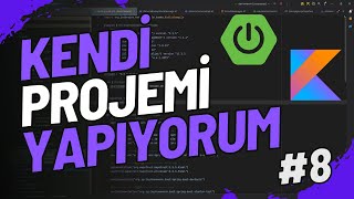 Kendi Projemi Yapıyorum  Unit Testleri Yazıyoruz Kotlin  Spring Boot [upl. by Savanna]