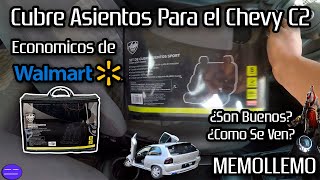 Cubre asientos del Walmart para el Chevy C2  Son Buenos como se Ven [upl. by Sillaw]