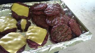 Pit Boss Pellet Grill Burgers fast and easy [upl. by Eecyal]