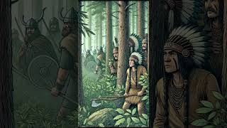 Clash between Vikings and Native Americans history vikings nativeamerican [upl. by Eilssel]