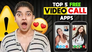 Top 5 Free Video Call Apps  Free Video Call Apps  Video Call App [upl. by Almeeta345]