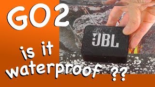 JBL GO2 Waterproof Test  Bluetooth speaker [upl. by Enial]