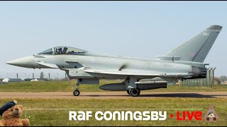 LIVE Action Stream RAF Coningsby  Eurofighter Typhoon FGR4  Fighter Jet Show 090123 2023 [upl. by Ailahtan]