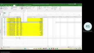 MS Project Scheduling from Excel to MS Project [upl. by Kimber]