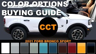 2021 Ford Bronco Sport  Color Options Buying Guide [upl. by Pirnot]