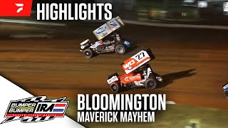 IRA Sprints Maverick Mayhem at Bloomington Speedway 62124  Highlights [upl. by Karole]