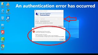 How To Fix Remote Desktop Connection ‘Internal Error Has Occurred’ In Windows 11 [upl. by Marcoux]