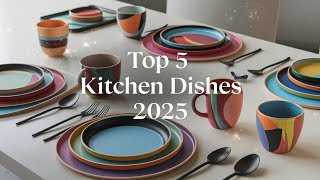 Top 5 Kitchen Dishes in 2025 On Amazon  Must Watch And Buy with Link  Ideal Selection Review [upl. by Anneis]