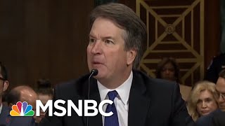 Hearing Exposes Brett Kavanaugh Temperament Problem Credibility Issues  Rachel Maddow  MSNBC [upl. by Anotyal]