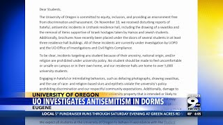 UO investigates antisemitism in dorms [upl. by Hnahym]