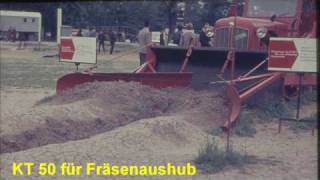 Alte baumaschinen und Traktoren der DDR [upl. by Enitnelav]