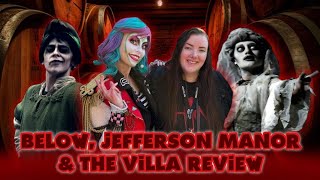 Walibi VLOG BELOW JEFFERSON MANOR THE VILLA REVIEW amp SCARE ZONES  HALLOWEEN FRIGHT NIGHTS 2024 [upl. by Olzsal]