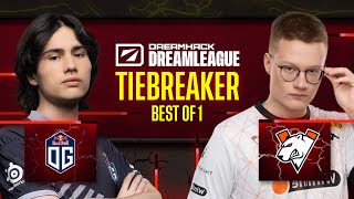 FIL VirtusPro vs OG BO1  DreamLeague Season 22  Groupstage 1  TieBreaker [upl. by Robbins]