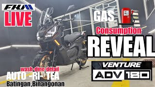 LIVE FKM VENTURE ADV 180  GAS ⛽️ MILEAGE  CITY RIDE [upl. by Eicnahc]