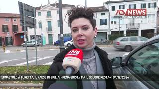 ERGASTOLO A TURETTA IL PAESE DI GIULIA «PENA GIUSTA MA IL DOLORE RESTA»  04122024 [upl. by Crescen]