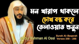 মন খারাপ তেলোওয়াত শুনুন  Surah Al Baqarah  সূরা আল বাকারা  Abdul Rahman Al Ossi [upl. by Aloiv123]