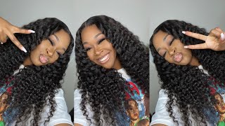 AliExpress 200 Density 30” Glueless Wig Install Ft ISEE Hair [upl. by Gora]