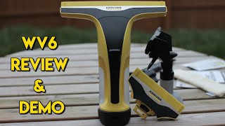 Karcher WV6 Premium Window Vac Review amp Demonstration [upl. by Siraf581]