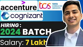 🔥Mass Hiring Announced  TCS Accenture Cognizant Latest Hiring  OffCampus Drive 2025 2024 BATCH [upl. by Ailaham]