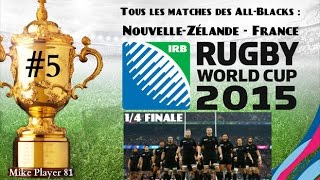 RUGBY WORLD CUP 2015  NouvelleZélande  France 14 Finale [upl. by Odessa843]