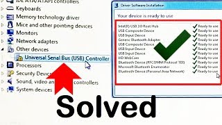 How to Fix USB Problem in Windows 7 Universal Serial Bus USB Controller Missing Error [upl. by Ydnam]