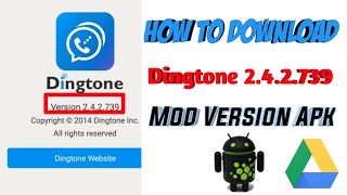 Dingtone 242739 mod version download [upl. by Erapsag]