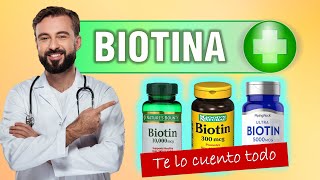 💊BIOTINA💊 que ES para que Sirve Alimentos Cabello Uñas y mucho MAS [upl. by Sakmar212]