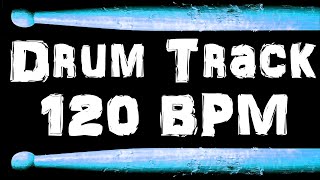 120 BPM  ROCK  44 Drum Track  Better Than Metronome  Drum Beats for Bass Guitar Drum Beat 🥁 46 [upl. by Goulette866]