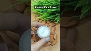 Almond Face Cream for Brightening and Moisturizing Face shorts skincare homeremedies [upl. by Arni]