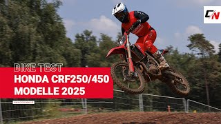 Honda CRF450R und CRF250R Modelle 2025 im CrossNewsTest [upl. by Asirrom94]