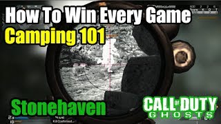 COD Ghosts Stonehaven How to win Every Game Camping [upl. by Nagoh]