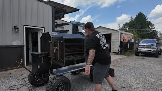 Smoking with a Wood Fired Offset and Pellet Grill at the Same Time [upl. by Brinna390]