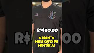 NOVA CAMISA PRETA DO FLAMENGO  MANTO MAIS CARO DA HISTÓRIA flamengo shorts crf [upl. by Jordans]