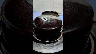 Mirror glazed cake 🎂🍫 cake chocolatecake short youtubeshorts subscribe [upl. by Rowen737]