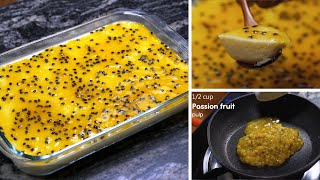 Passion Fruit Pudding  Best and easy passion fruit pudding  MILKMAID [upl. by Giuseppe]