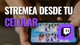 Como hacer STREAM en TWITCH desde el CELULAR📲 con Streamlabs [upl. by Lacsap686]