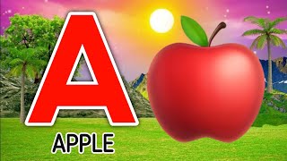 Phonics Song 2 with TWO Words in 3D  A For Airplane  ABC Alphabet Songs with Sounds for Children [upl. by Oneladgam742]