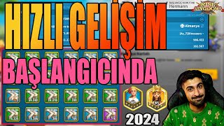 Yeni Başlayanlar İçin Hızlı ve Doğru Gelişim 2024  Rise of Kingdoms [upl. by Telrats]