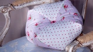 A simple biscornu cushion for you to sew by Debbie Shore [upl. by Edahs167]