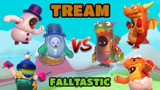 Tream Hawk vs The Falltastic Guy  Orange vs Green  Snowman vs Dragons [upl. by Crichton]